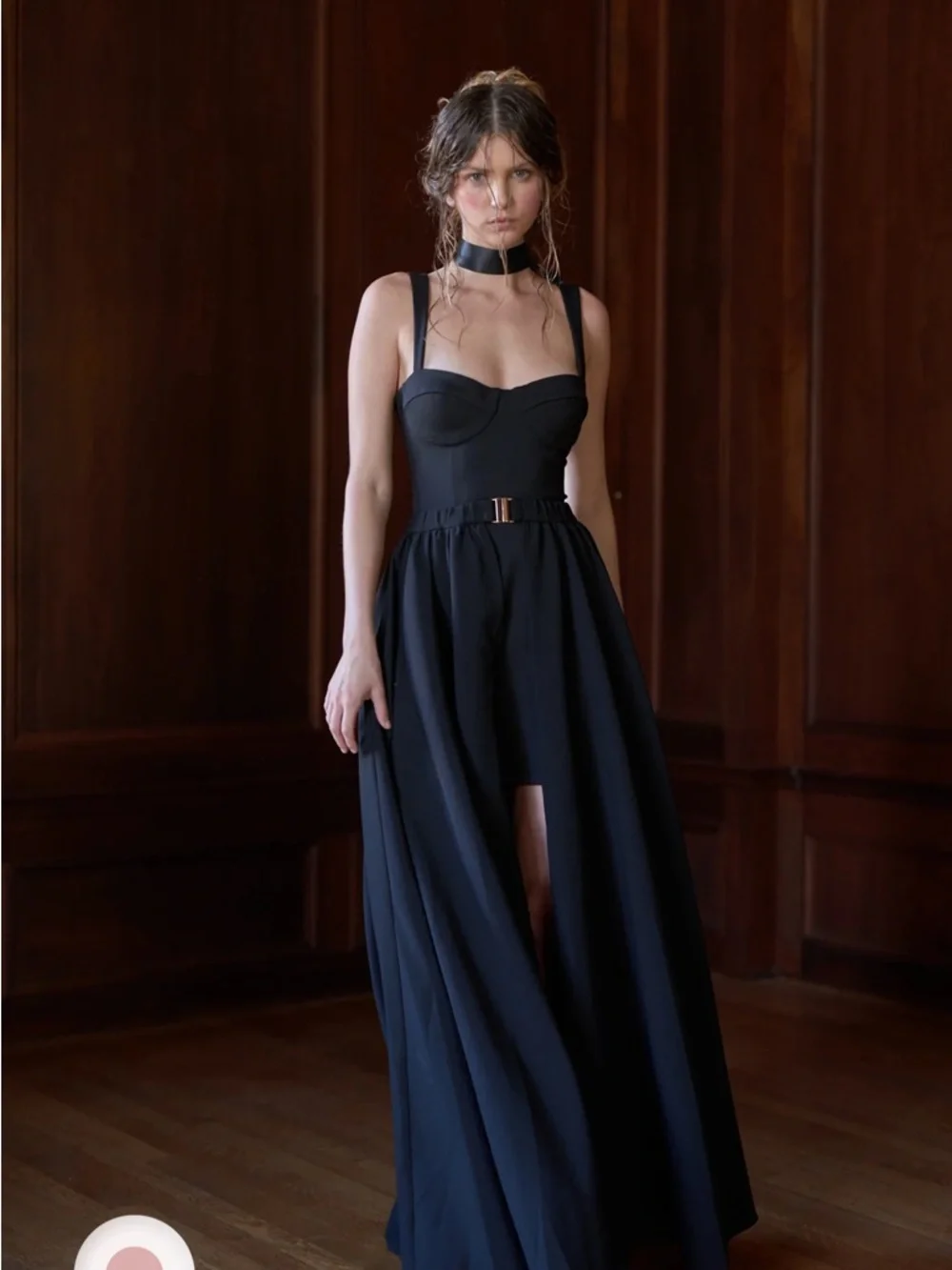 Selkie two piece black dress/ skirt - Picture 2 of 9